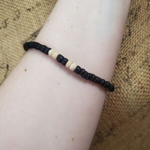 Quaint Wooden Beaded Bohemian Bracelet Ethnic